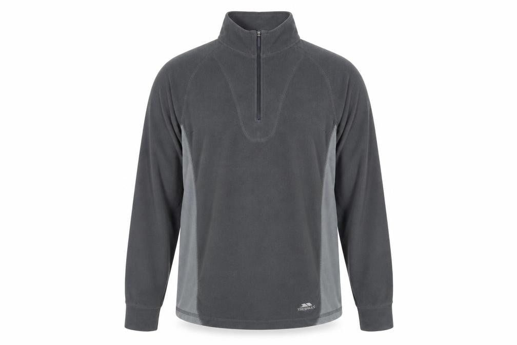 Trespass Unisex Grey 1/4 Zip Fleece Sweatshirt M