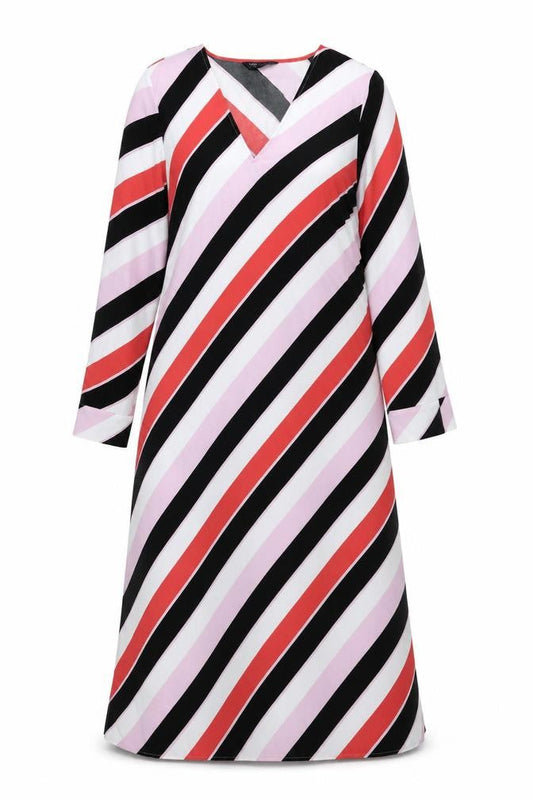 Marks & Spencer Women's Striped Midi Wrap Dress