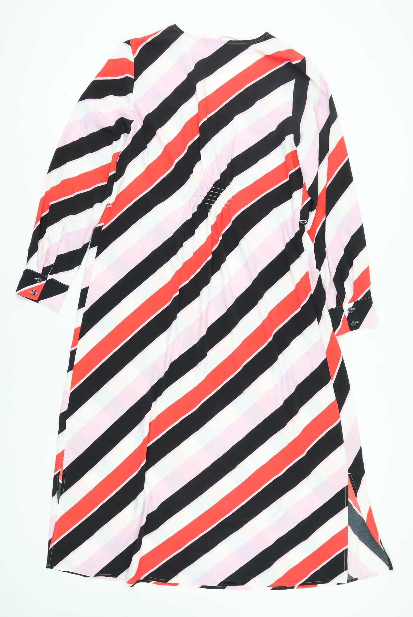 Marks and Spencer Women's Striped Midi Wrap Dress