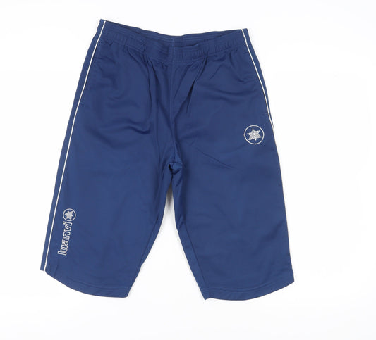 Luanvi Men's Blue Athletic Shorts, Size M, Training