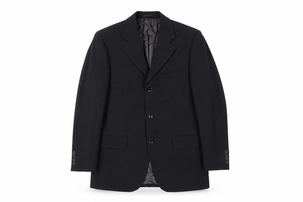 Van Gils Men's Black Blazer 36R Single-Breasted