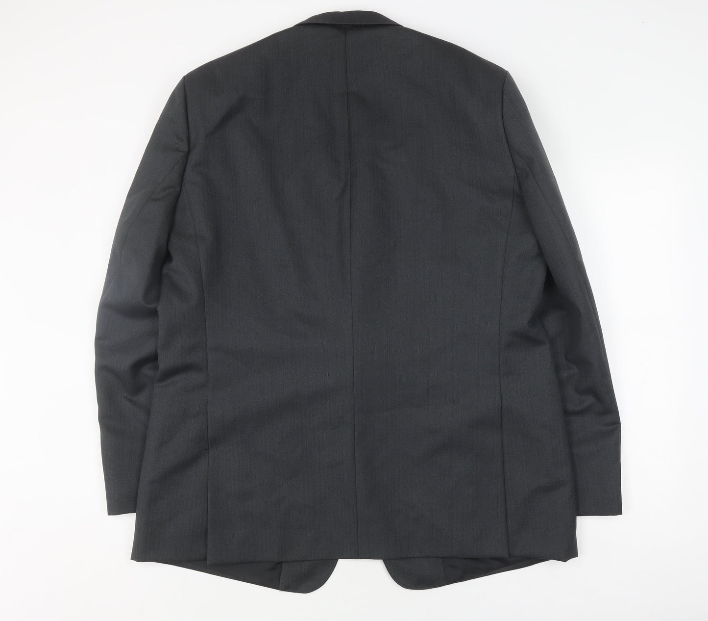 Magee Men's Grey Wool Suit Jacket, Size 46R, Formal Wear