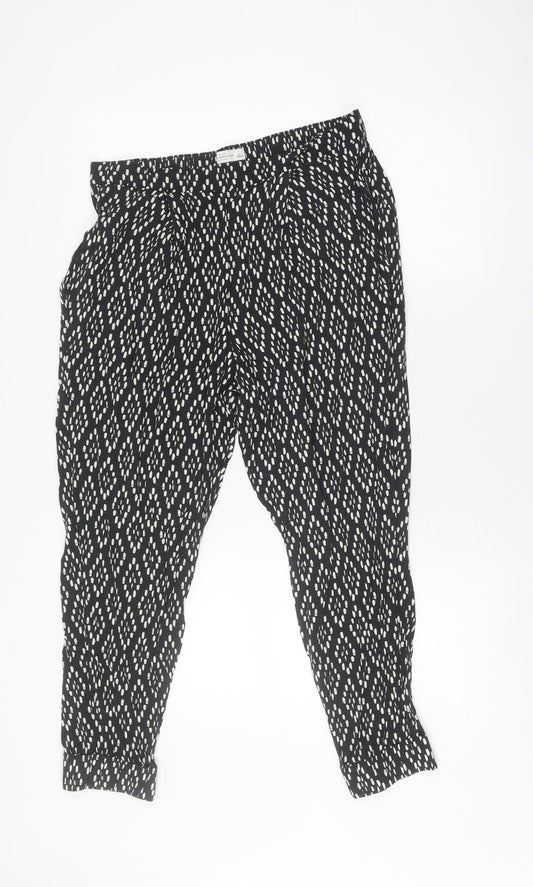 Abercrombie & Fitch Women's Large Black Trousers