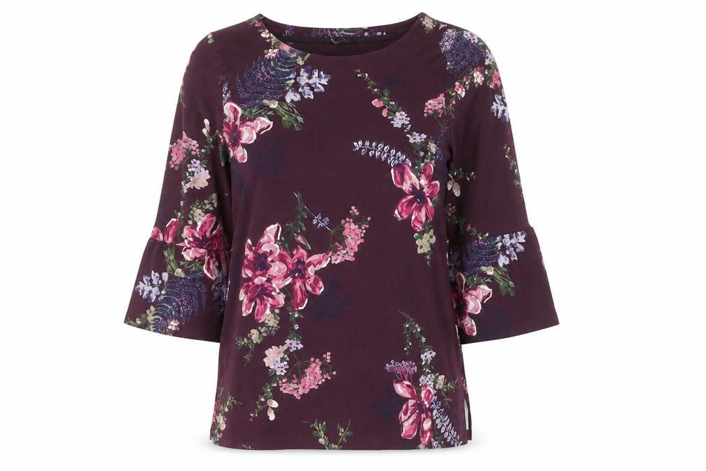 Joules Women's Multicoloured Floral Tunic Blouse Size 6