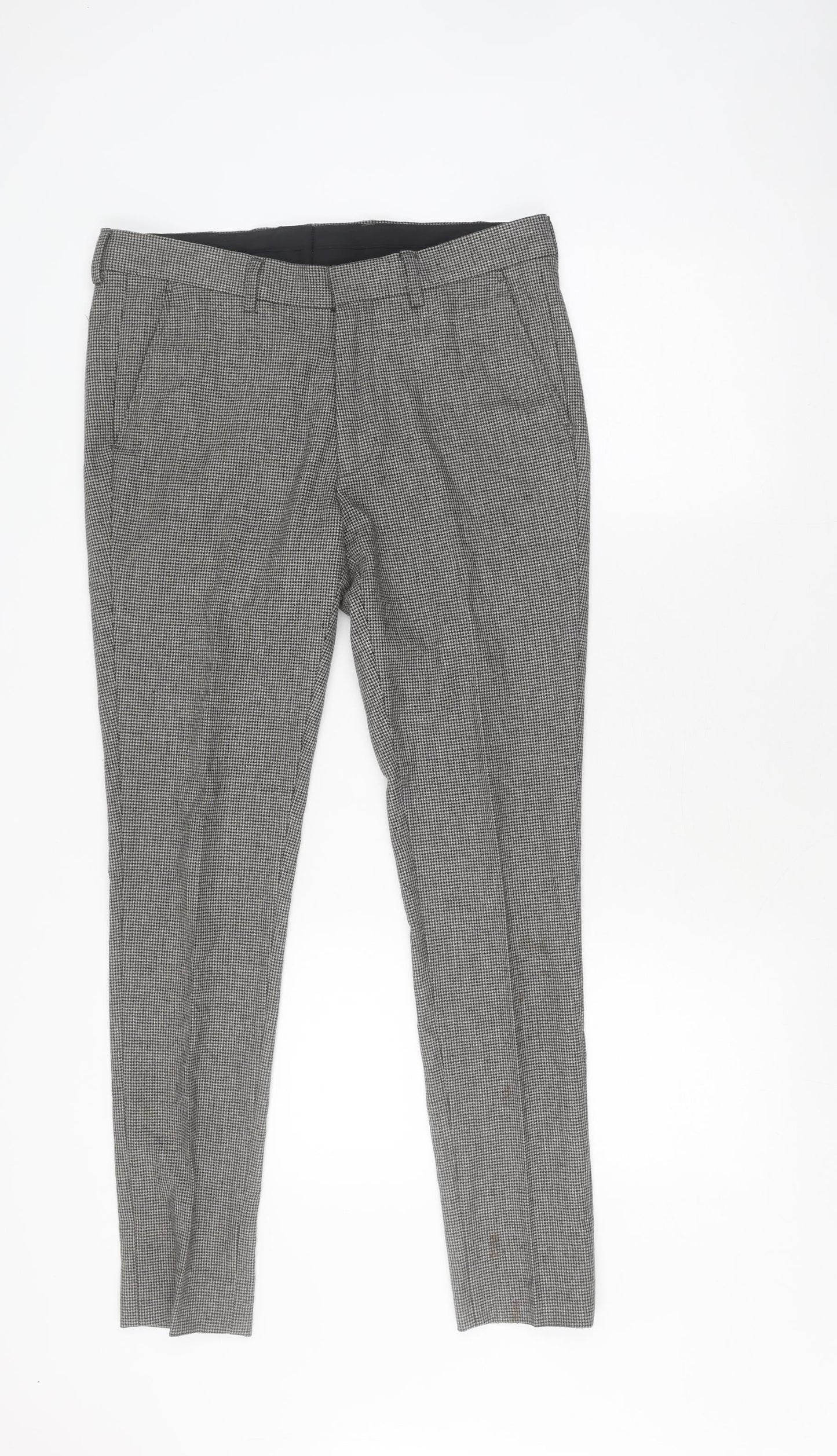 Asos Unisex Check Trousers in 30” - Business Casual