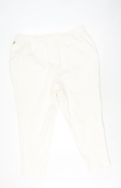 Gardeur Women's Ivory Comfortable Trousers, Size 24