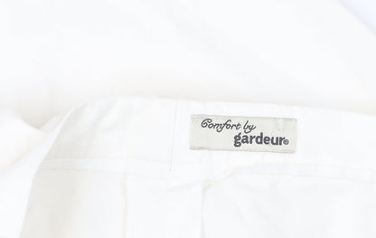 Gardeur Women's Ivory Comfortable Trousers, Size 24