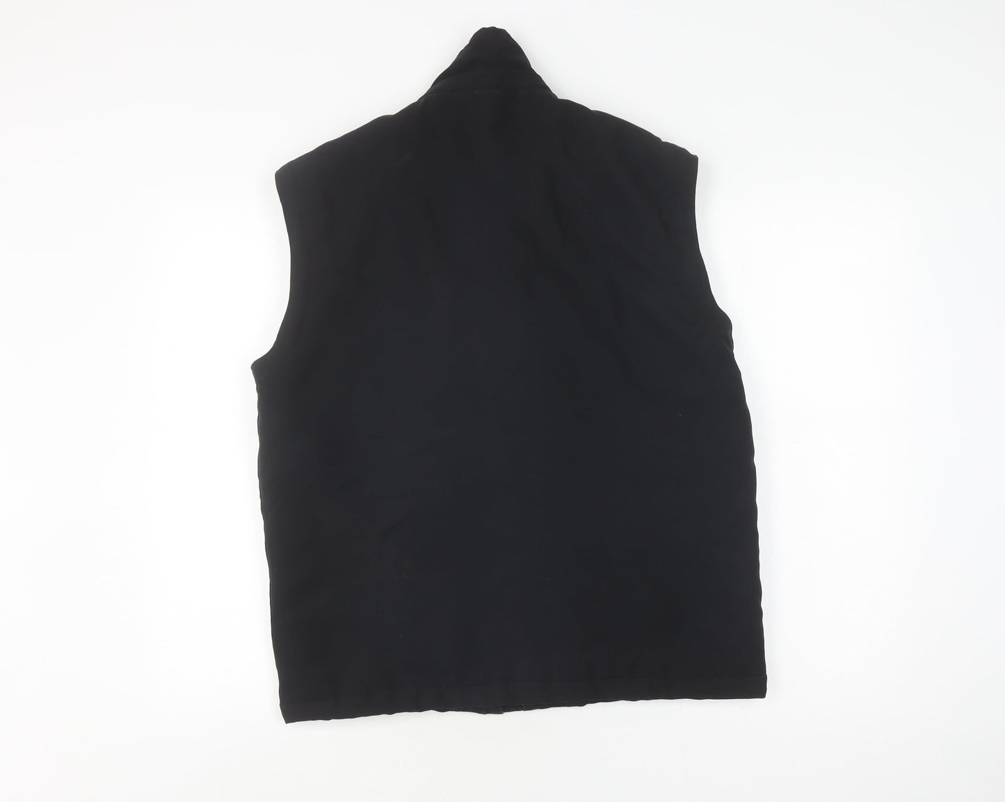 Duke Jeans Mens Black Waistcoat Lined, Size L
