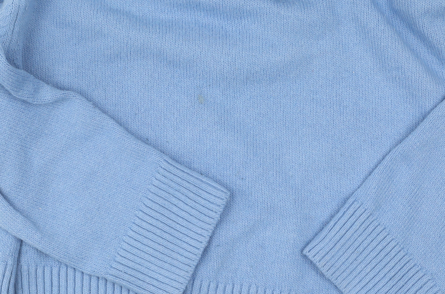 H&M Women's Blue Roll Neck Pullover Jumper, Size S