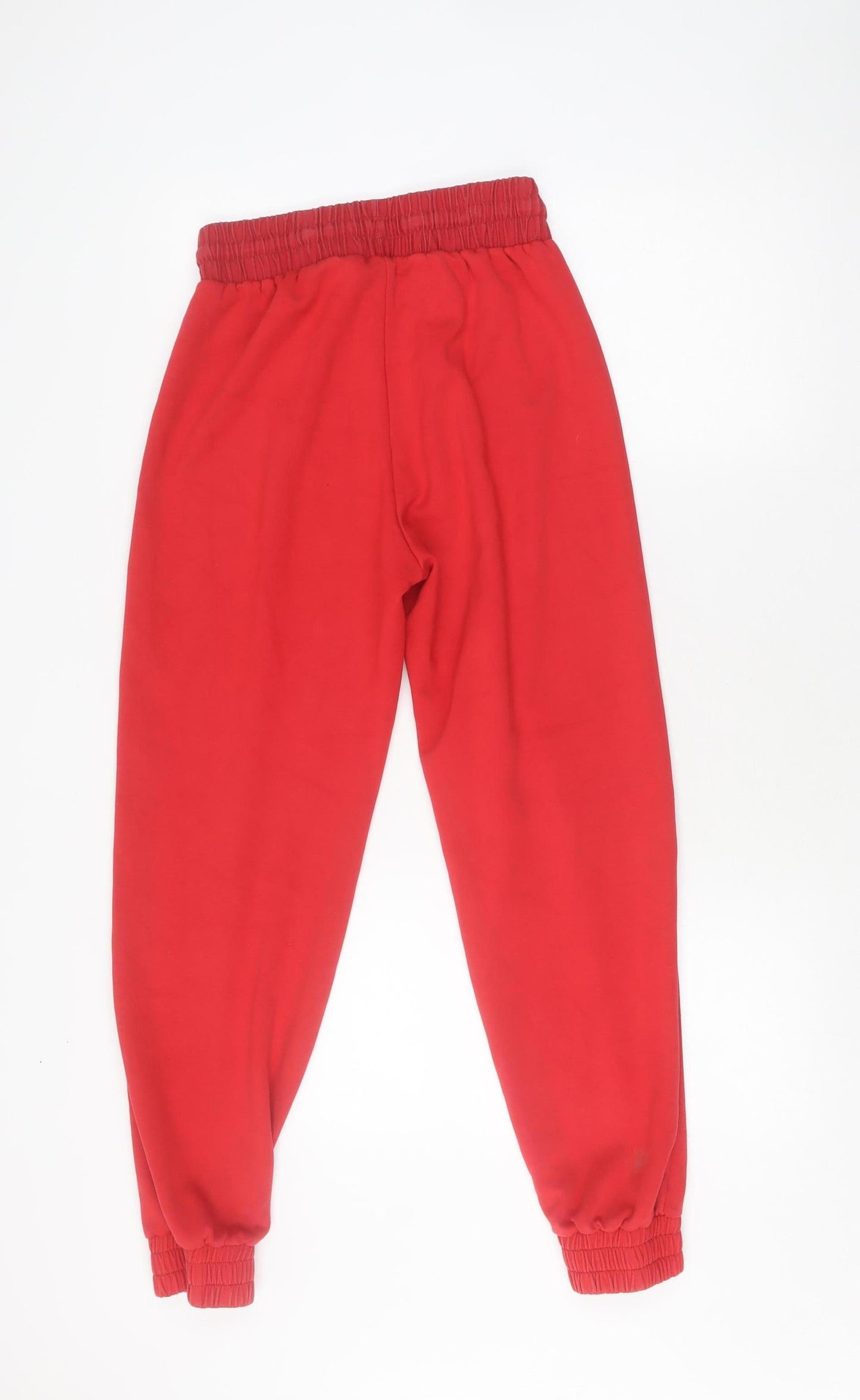 Zara Women's Red Jogger Trousers Size S