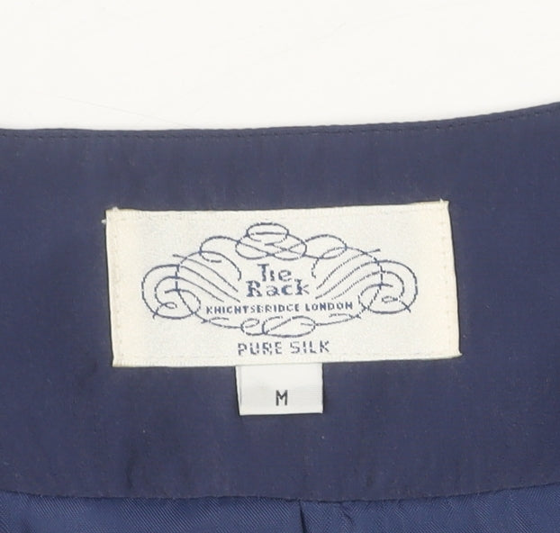 Tie Rack Women's Blue Silk Suit Jacket M