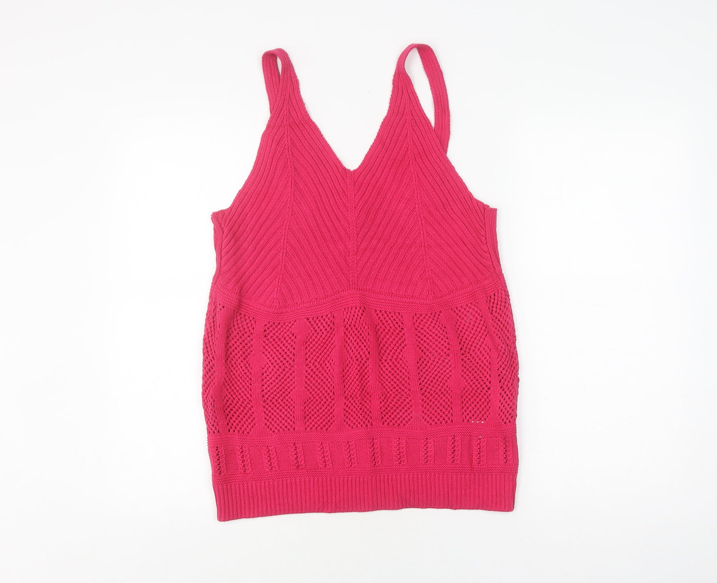 Next Women's Pink Camisole Top Size 16 Cotton