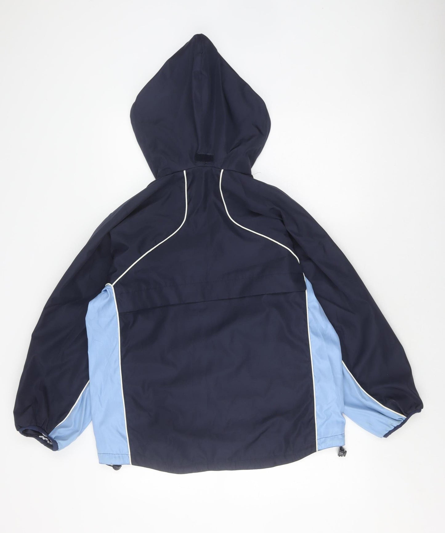 Blue Lake Men's Blue Windbreaker Jacket Hooded S