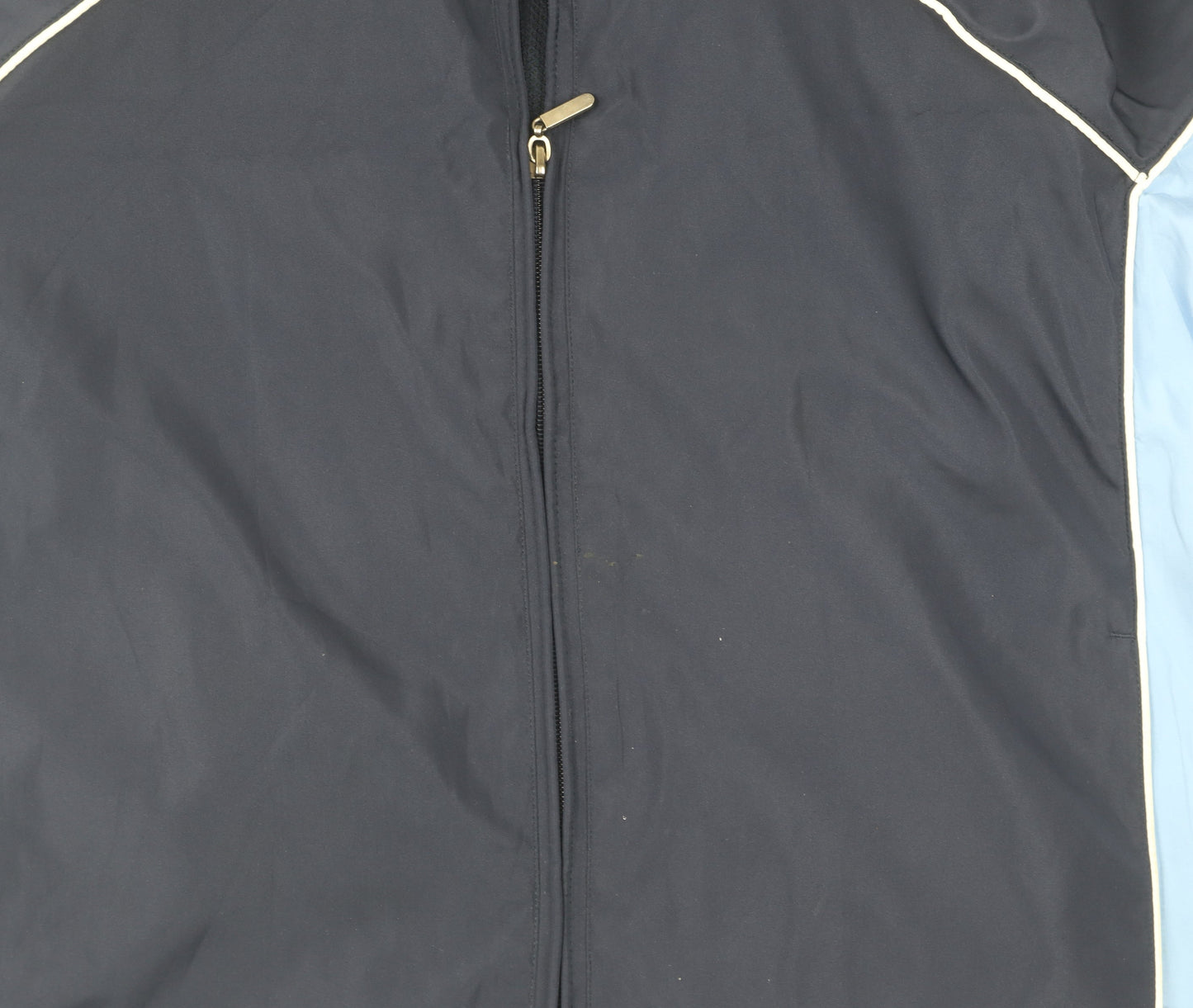 Blue Lake Men's Blue Windbreaker Jacket Hooded S