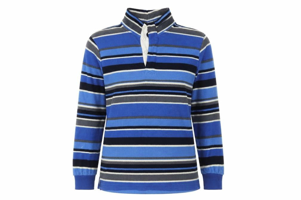 Cotton Traders Blue Sweater Women's S Stripe