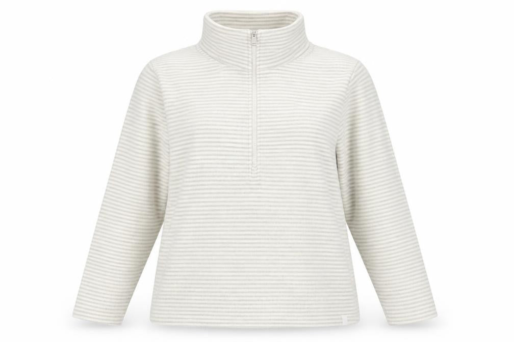 Regatta Women's Grey Striped Pullover Sweatshirt UK 18