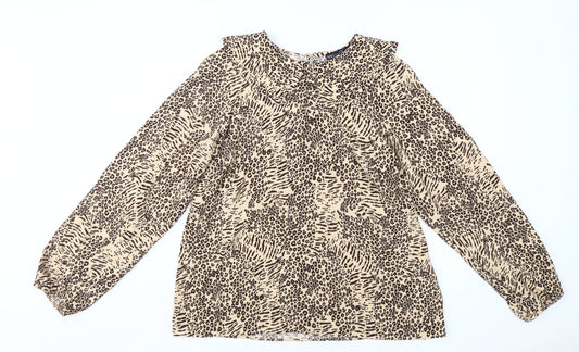 Marks and Spencer Women's Beige Tunic Blouse Size 12
