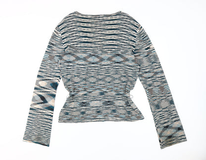 Coast Women's Multicoloured Wrap Blouse Size 16