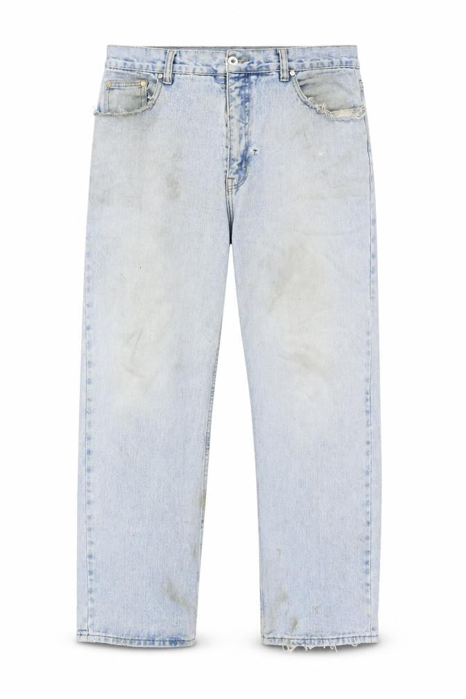 Silverstripe Men's Light Blue Straight Jeans 36W 30L