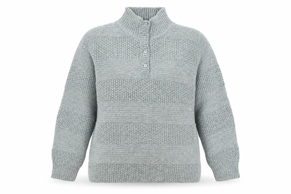 Damart Women's Green Henley Jumper - L