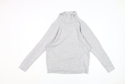 Gap Women's Grey High Neck Lightweight Sweatshirt - S