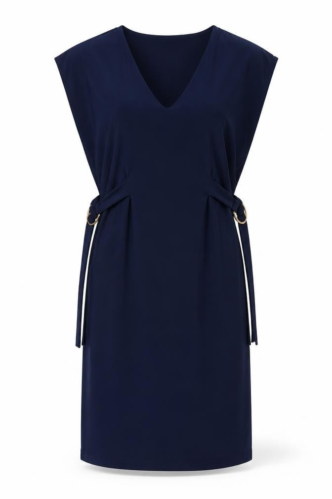 Next Women's Blue Sheath Dress Size 6 Sleeveless