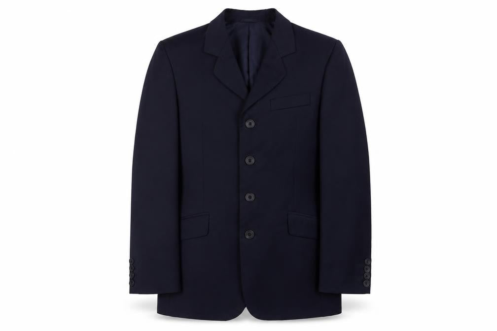 Detail Men's Black Blazer 36R Jacket Formal