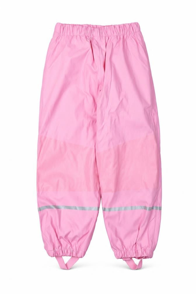 Lupilu Girls Pink Rain Trousers, 4-6 Years, Elastic Waist, Reflective