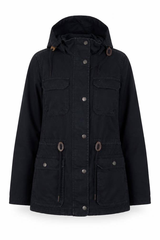 FatFace Women's Blue Hooded Anorak Jacket Size 10