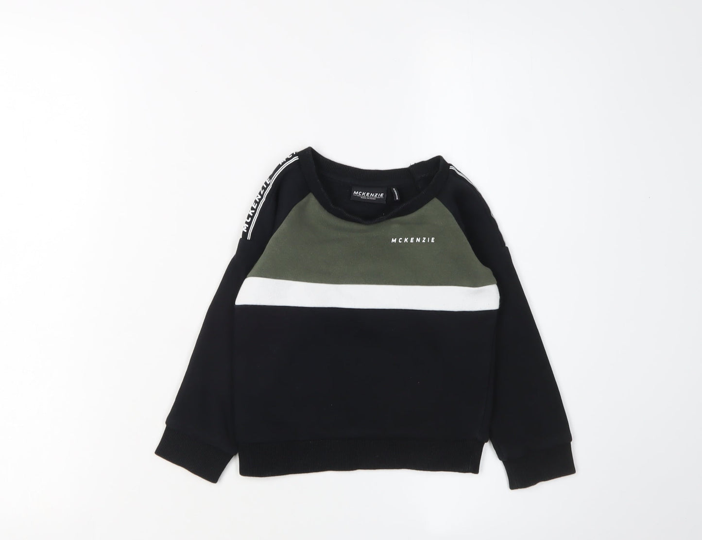 McKenzie Unisex Baby Pullover Jumper, Colourblock, 24 Months