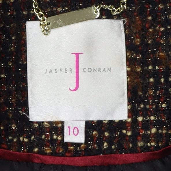 Jasper Conran Women's Multicoloured Tweed Jacket Size 10