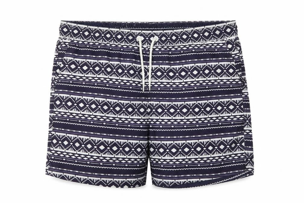 SoulCal Men’s Multicoloured Geometric Athletic Shorts M