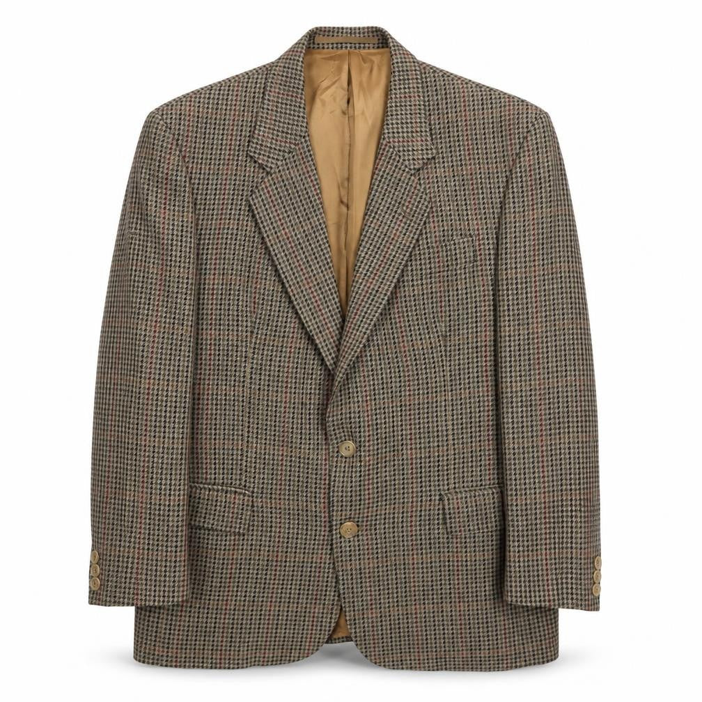 Berwin & Berwin Men's Multicoloured Check Blazer 40 Short