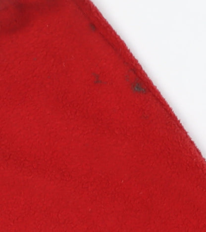 Additional view of Trespass boys’ red fleece hooded jacket, size 5-6, years