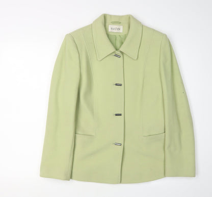 Eastex Women’s Green Wool Cashmere Jacket Size 10