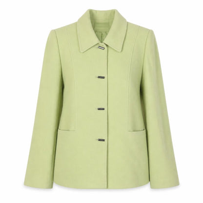 Eastex Women’s Green Wool Cashmere Jacket Size 10