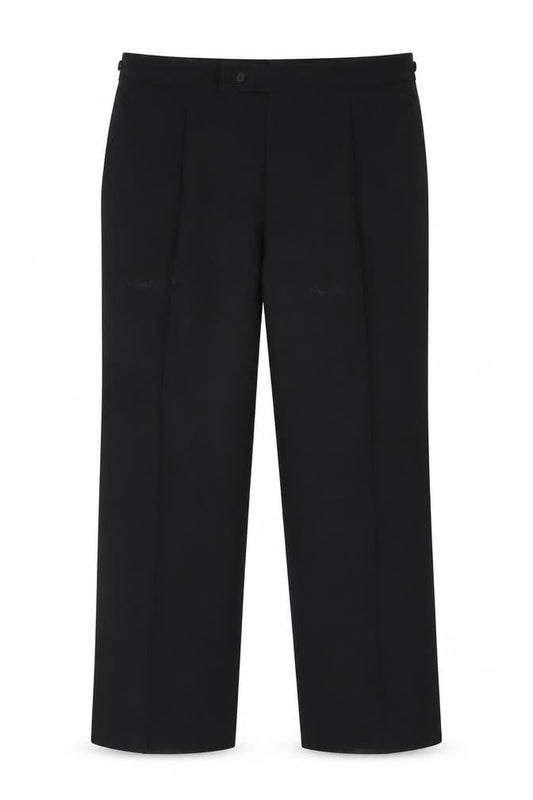 Front view of 1860 Menswear Black Dress Pants - L, Men
