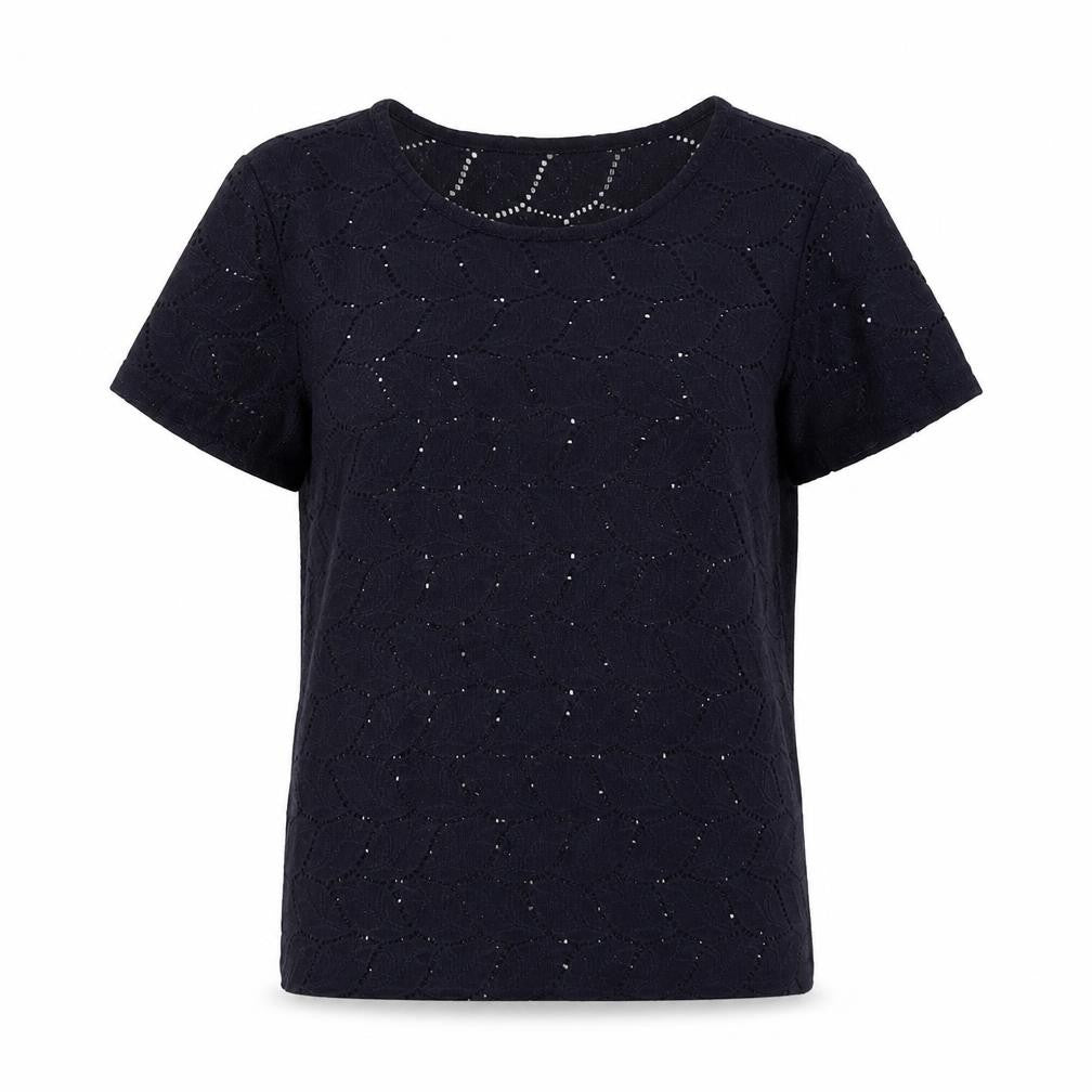 Jacqueline de Yong Women’s Black Knit T-Shirt XS