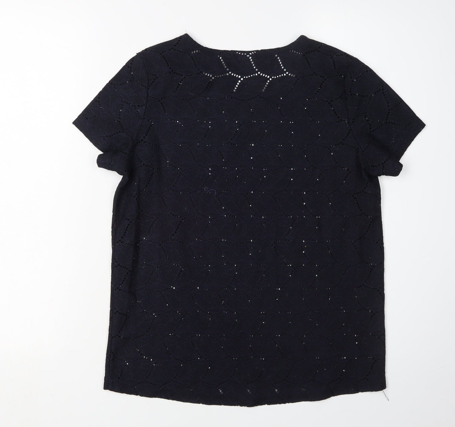 Jacqueline de Yong Women’s Black Knit T-Shirt XS