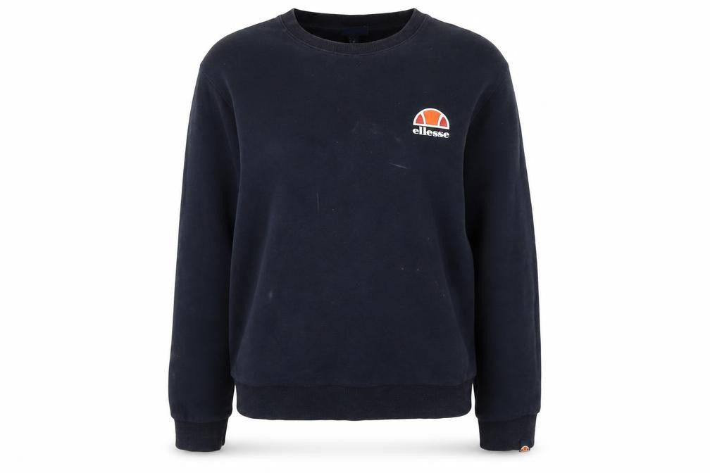 Ellesse Women's Black Logo Sweatshirt UK 16