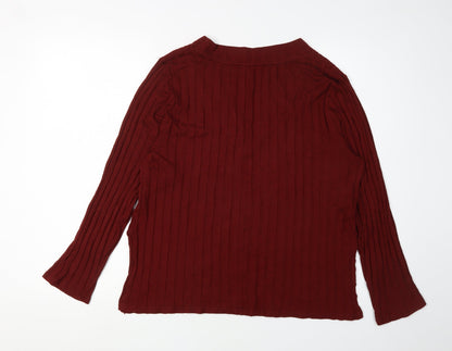 Karen Millen Women's Red Pullover Jumper, Size 12