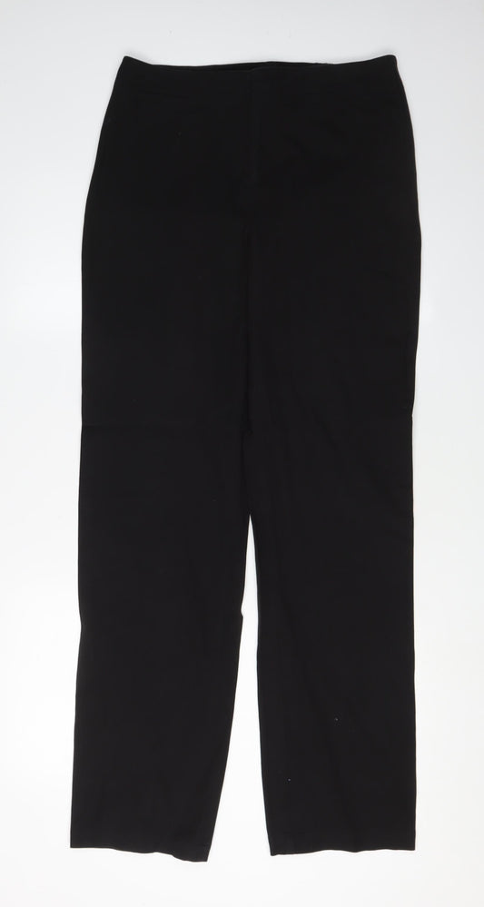 Dockers Women's Black Regular Fit Trousers Size 8