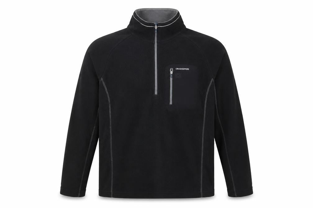 Craghoppers Men's Black 1/2 Zip Pullover Sweatshirt M