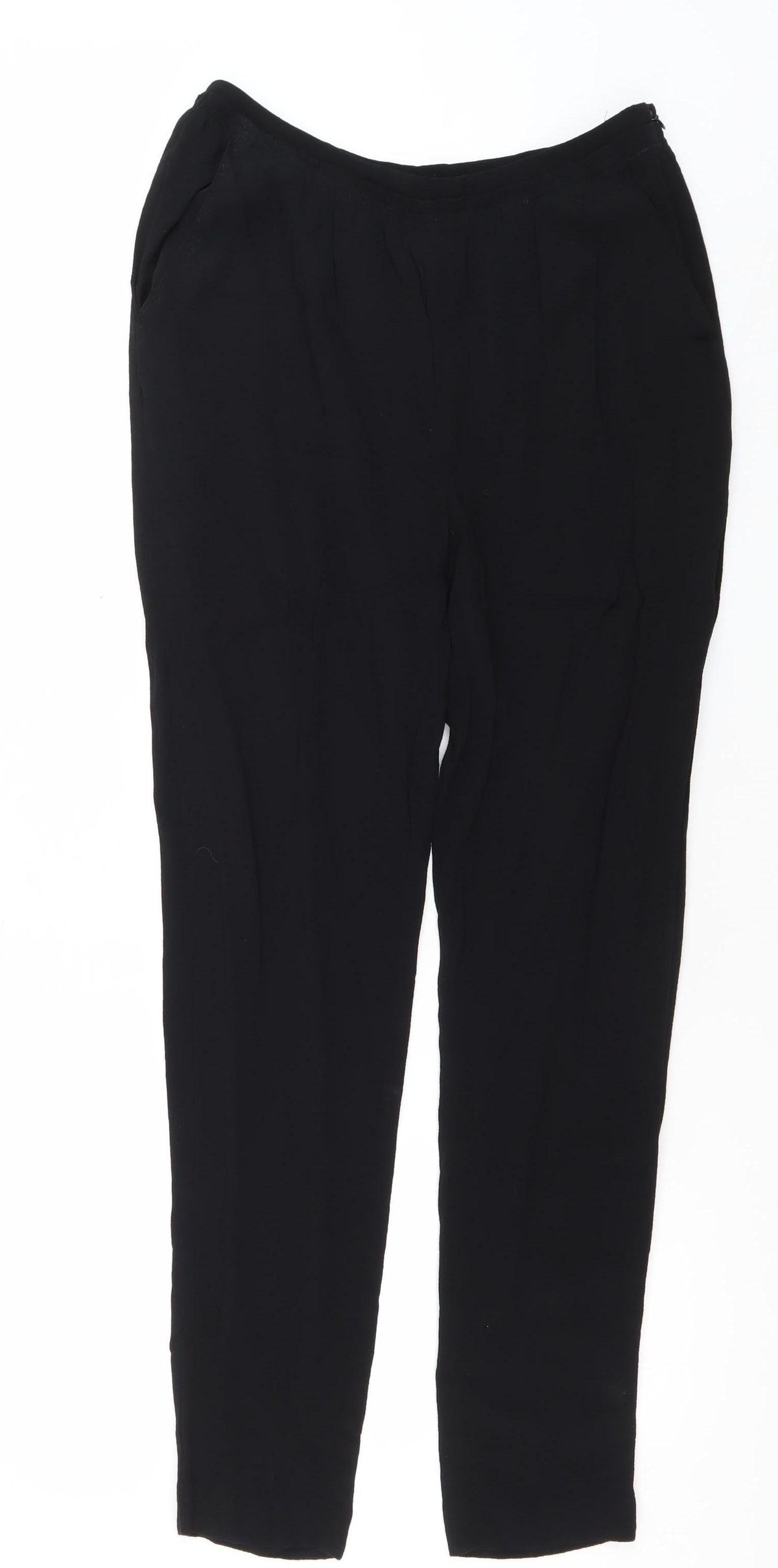 Reiss Women's Black Straight Trousers Size 6