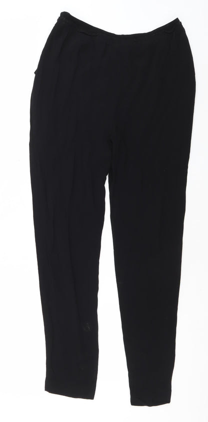 Reiss Women's Black Straight Trousers Size 6