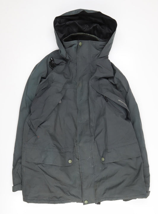 Outdoor Sportswear Men's Green Parka Jacket S