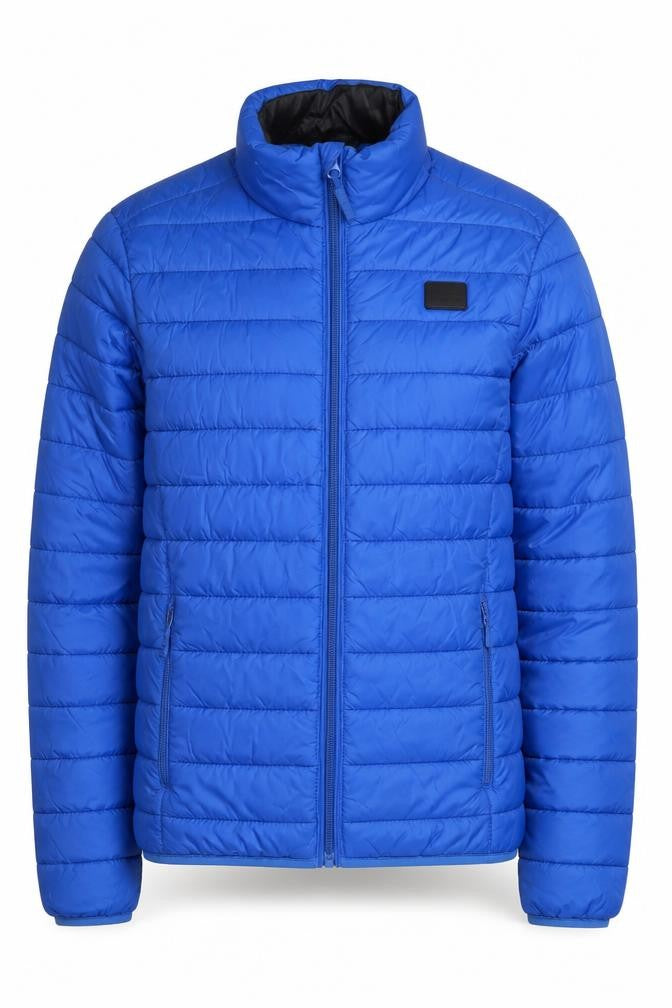 Blend Men's Blue Puffer Jacket S Casual Winter