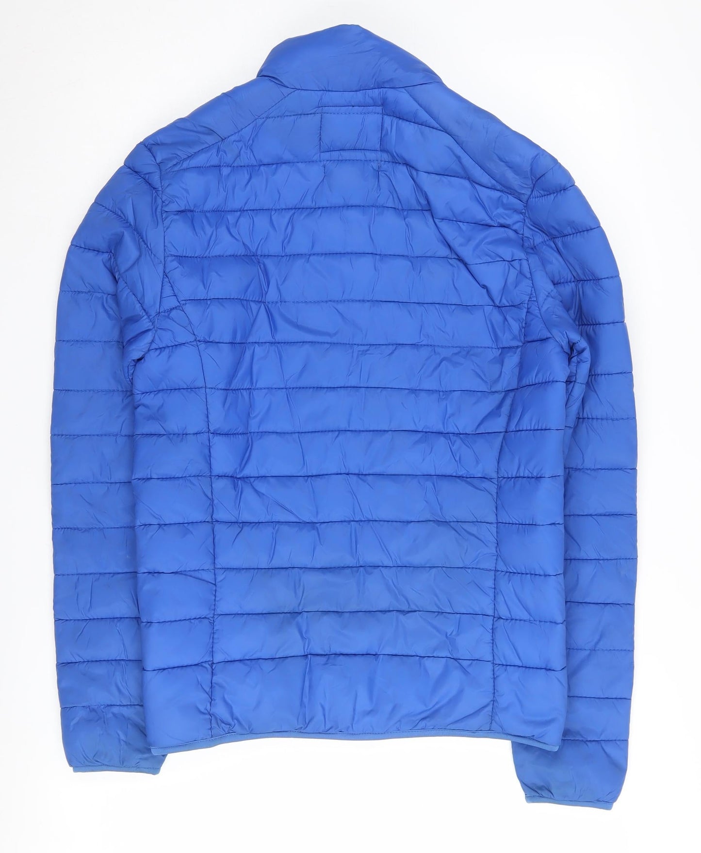 Blend Men's Blue Puffer Jacket S Casual Winter