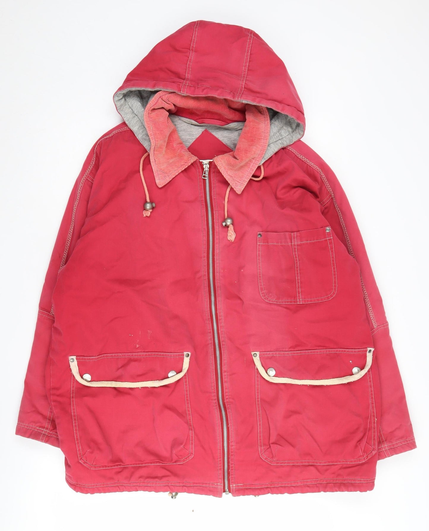 Dorothy Perkins Women's Red Parka Jacket Size 12
