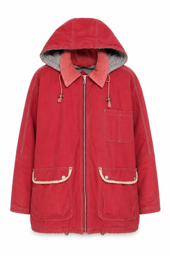 Dorothy Perkins Women's Red Parka Jacket Size 12